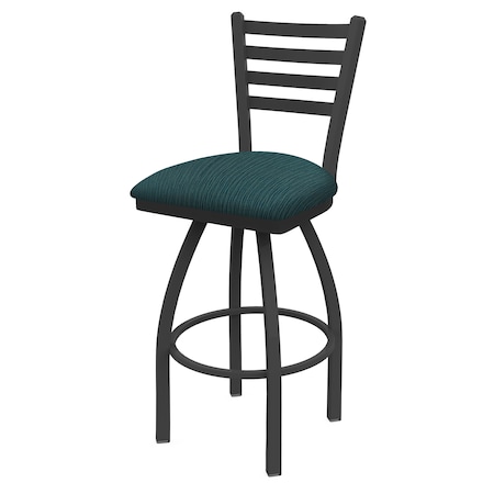 25 Swivel Counter Stool,Pewter Finish,Graph Tidal Seat